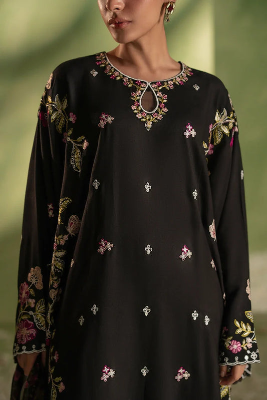 Picture of Cross Stitch - Marina Unstitched Premium Collection - Raven Charm - Available at Raja Sahib