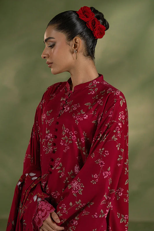 Picture of Cross Stitch - Marina Unstitched Premium Collection - Ruby Rouge - Available at Raja Sahib