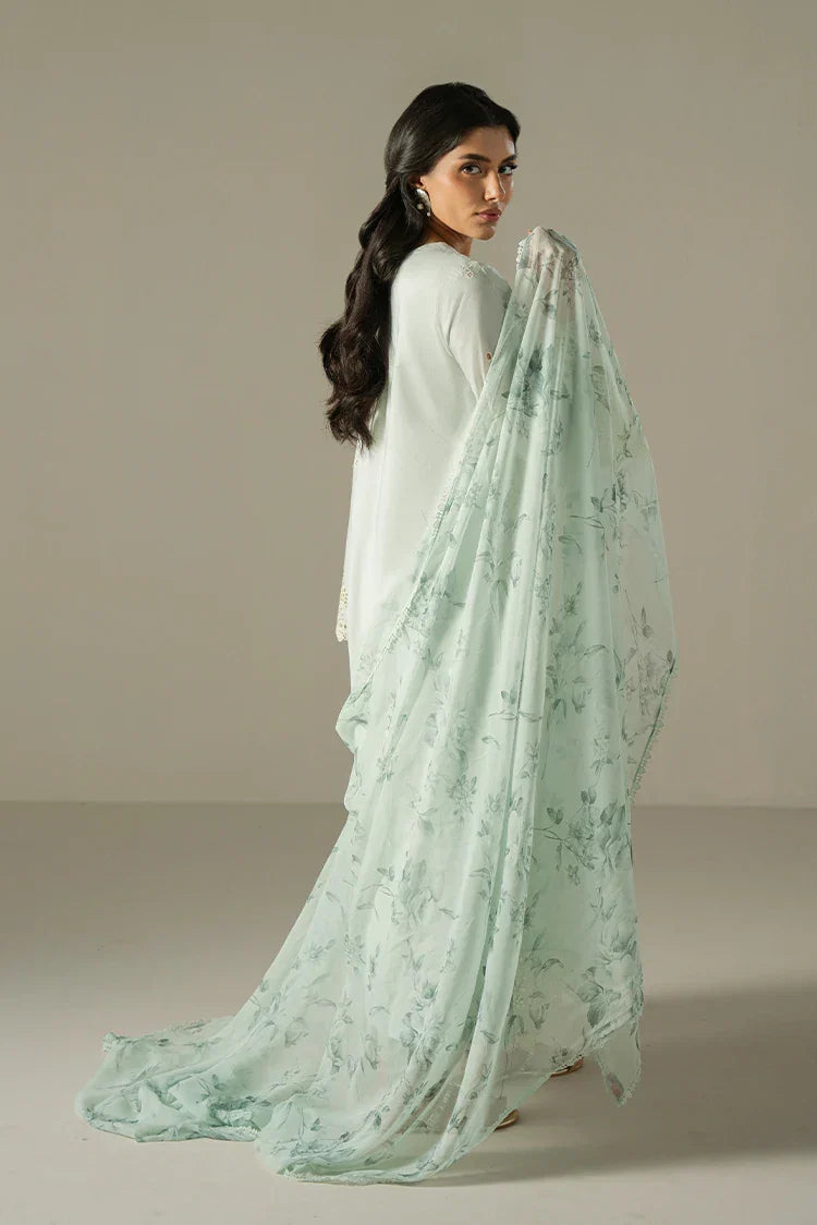 Picture of Cross Stitch - Chikankari Edit Vol 1 - Blue Aura - Available at Raja Sahib