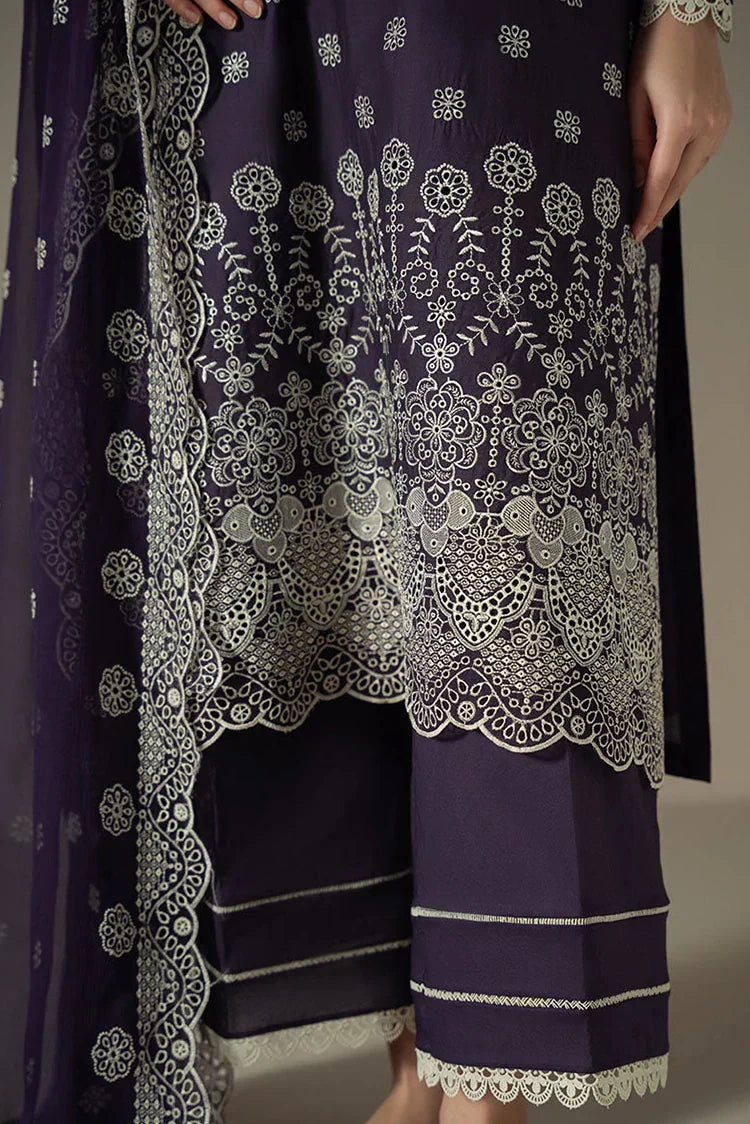 Picture of Cross Stitch - Chikankari Edit Vol 1 - Indigo Royal - Available at Raja Sahib
