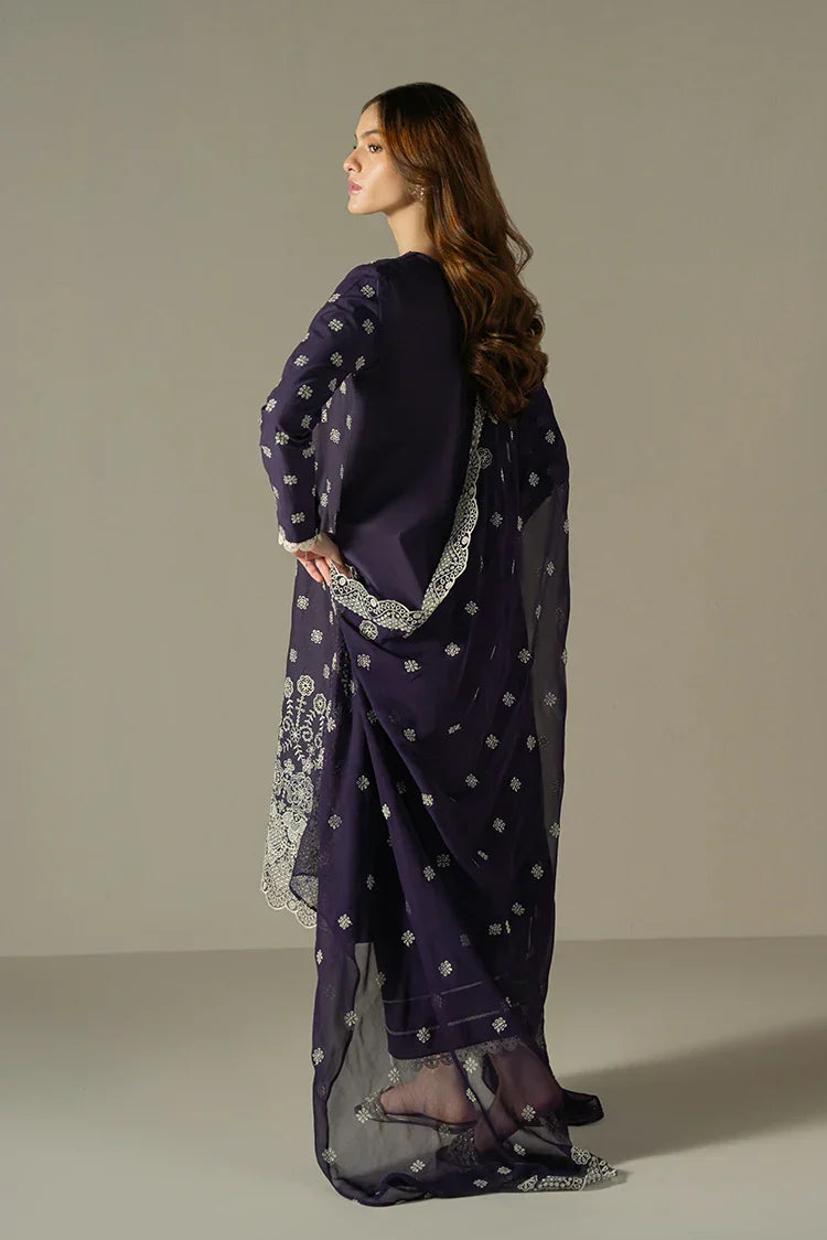 Picture of Cross Stitch - Chikankari Edit Vol 1 - Indigo Royal - Available at Raja Sahib