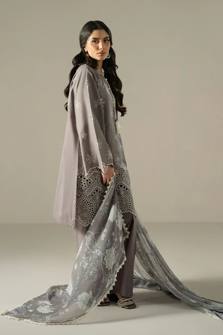 Picture of Cross Stitch - Chikankari Edit Vol 1 - Whisper Ash - Available at Raja Sahib