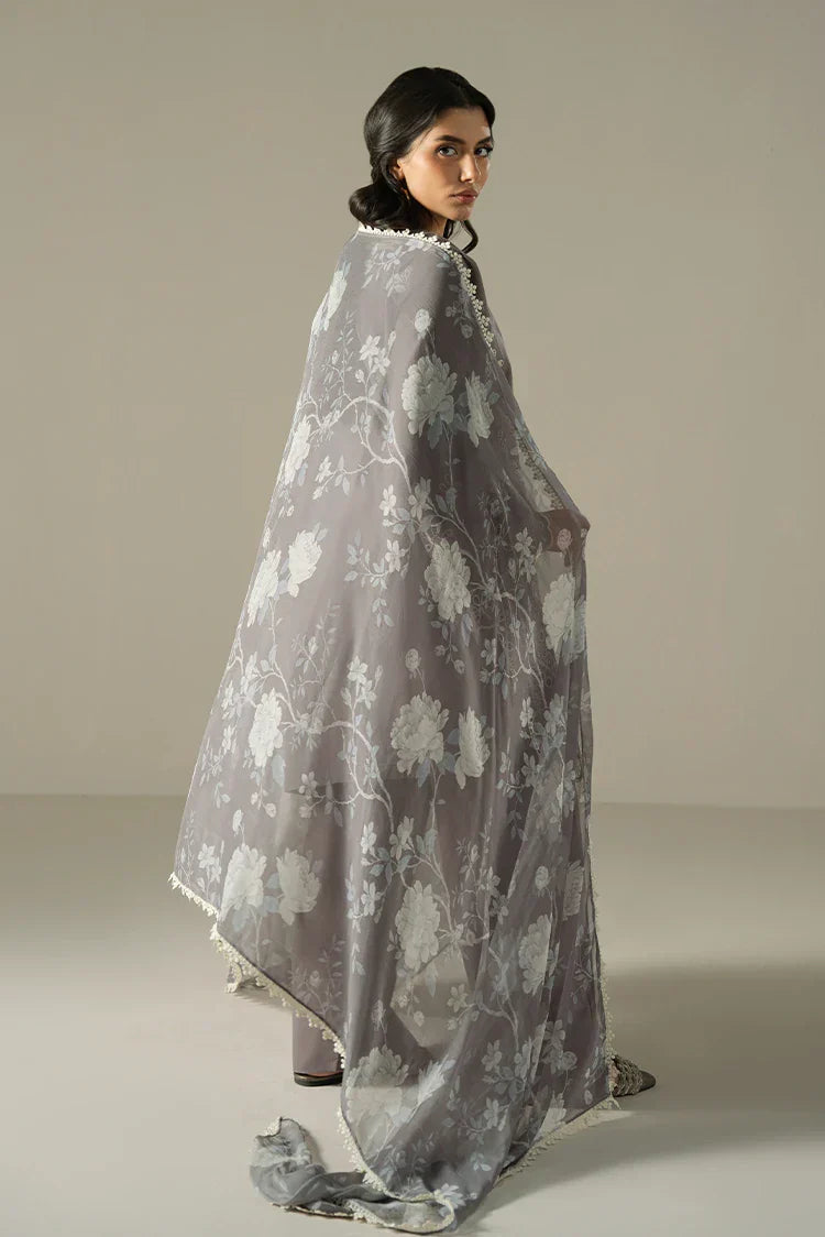 Picture of Cross Stitch - Chikankari Edit Vol 1 - Whisper Ash - Available at Raja Sahib