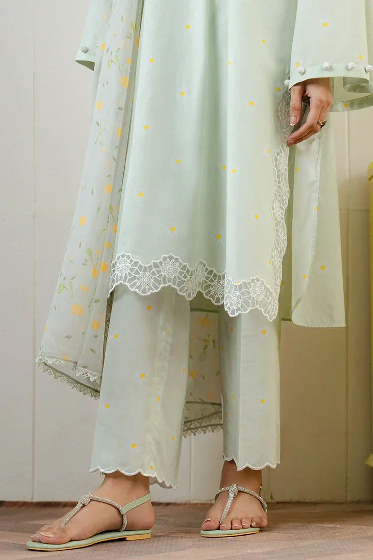 Picture of <!--cs-->Cross Stitch - Prints Daily Lawn Collection - Daisy Bloom - Available at Raja Sahib