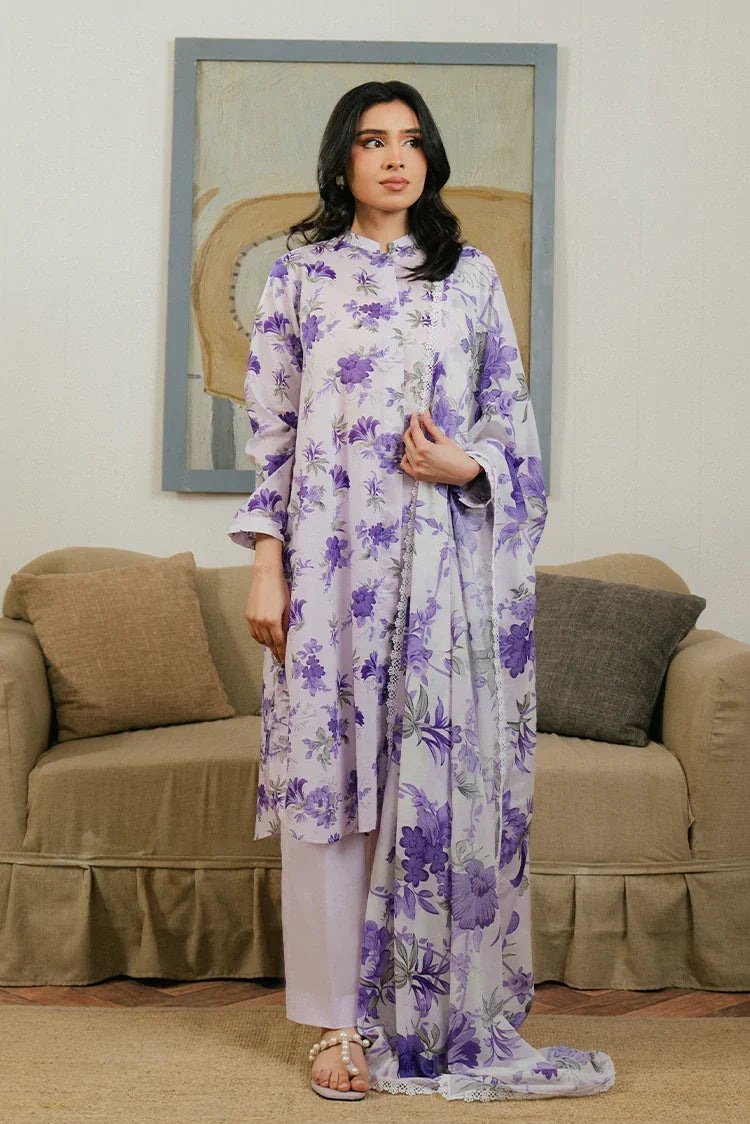 Picture of Cross Stitch - Prints Daily Lawn Collection - Floral Ardent - Available at Raja Sahib