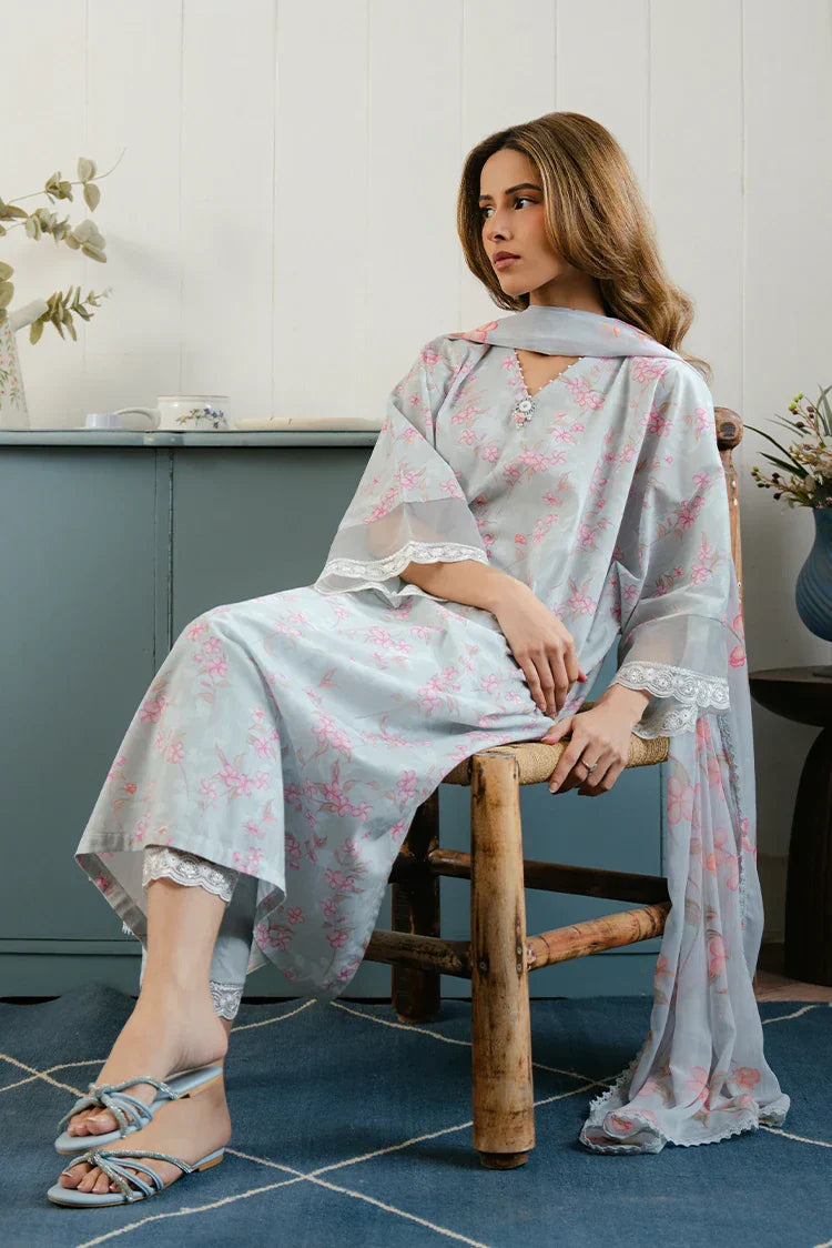 Picture of <!--cr-->Cross Stitch - Prints Daily Lawn Collection - Ice Dream - Available at Raja Sahib