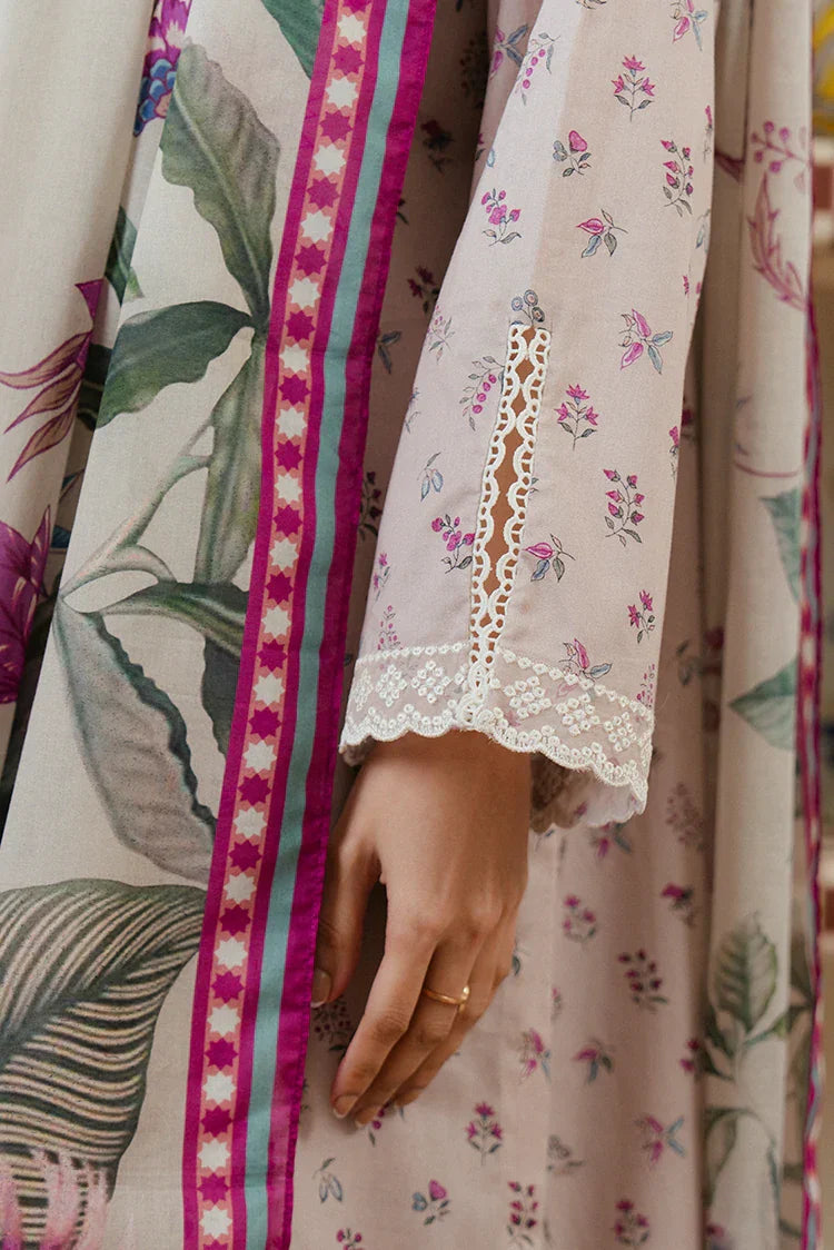 Picture of Cross Stitch - Prints Daily Lawn Collection - Lilac Horizon - Available at Raja Sahib