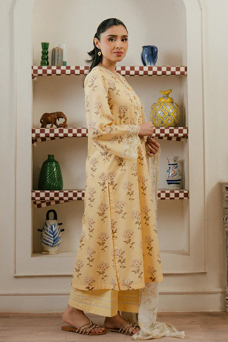 Picture of <!--cq-->Cross Stitch - Prints Daily Lawn Collection - Orchid Impression - Available at Raja Sahib