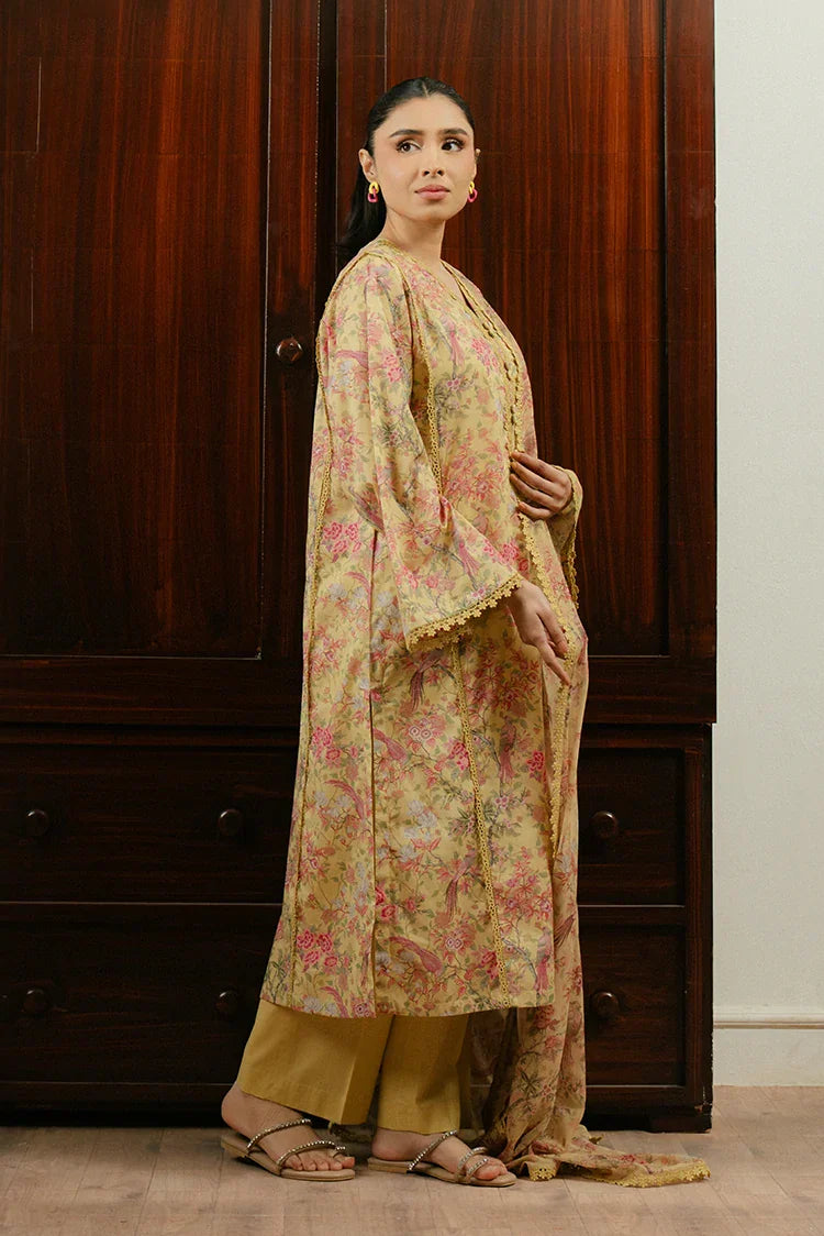 Picture of <!--cp-->Cross Stitch - Prints Daily Lawn Collection - Verdant Gloom - Available at Raja Sahib