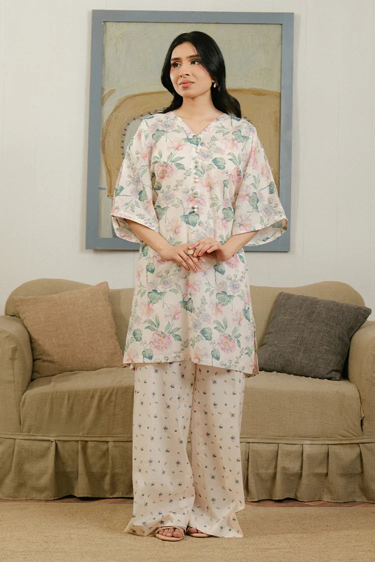 Picture of <!--cl-->Cross Stitch - Prints Daily Lawn Collection - White Ornate - Available at Raja Sahib