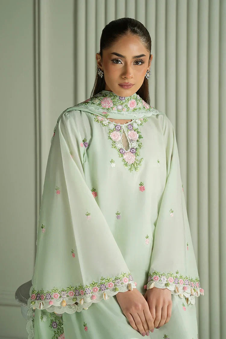 Picture of Cross Stitch - Mahiri Unstitched Embroidered Collection - Verdent Bloom - Available at Raja Sahib