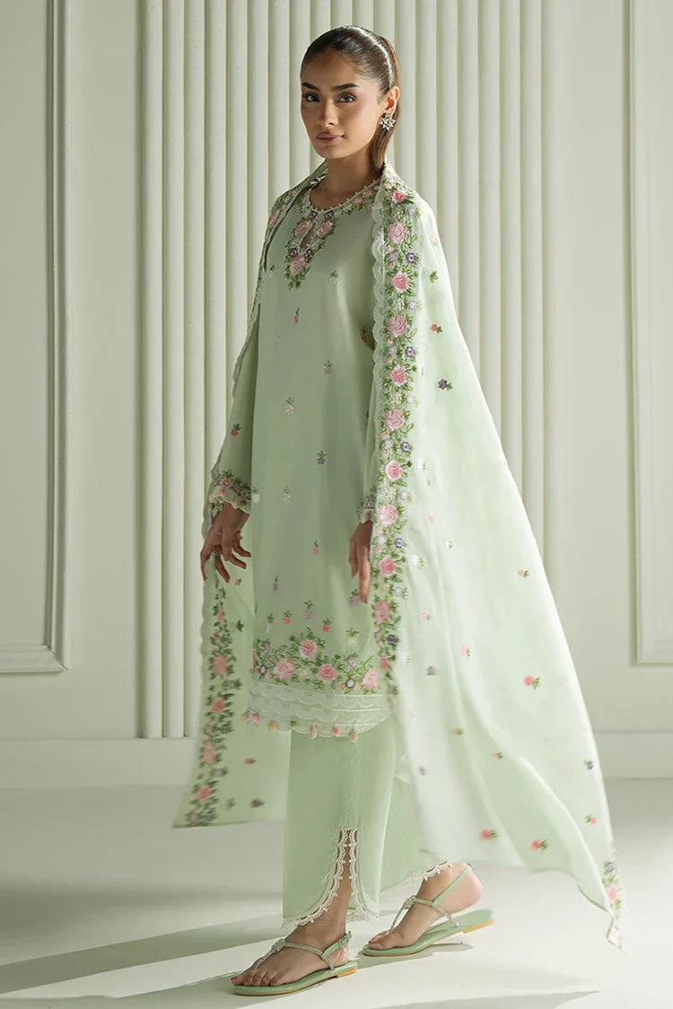 Picture of Cross Stitch - Mahiri Unstitched Embroidered Collection - Verdent Bloom - Available at Raja Sahib