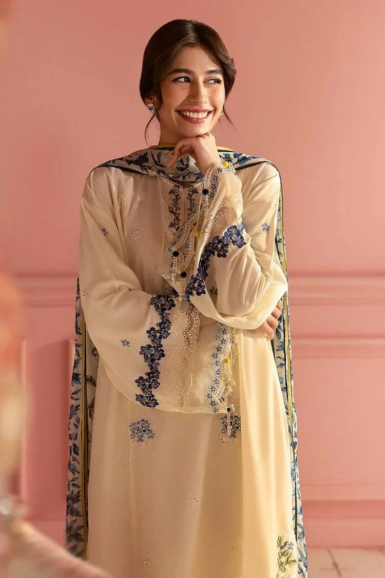 Picture of Cross Stitch - Unstitched Lawn Collection - Blue Allure - Available at Raja Sahib