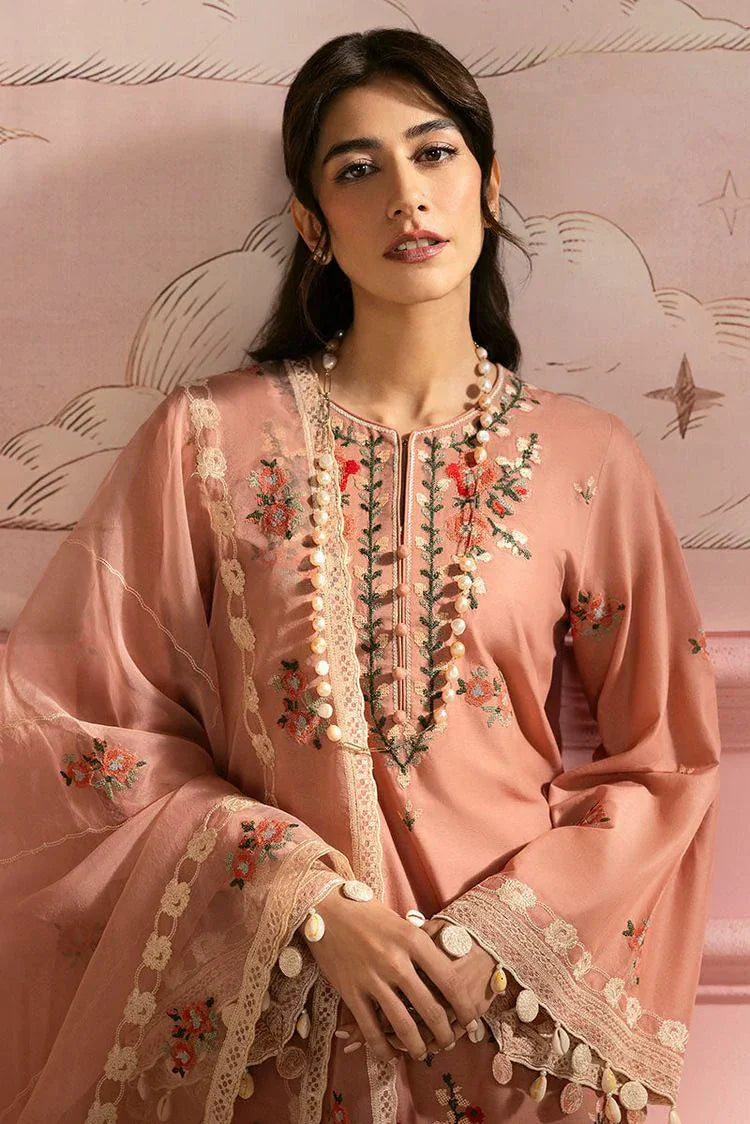Picture of <!--cj-->Cross Stitch - Unstitched Lawn Collection - Rose Quartz - Available at Raja Sahib
