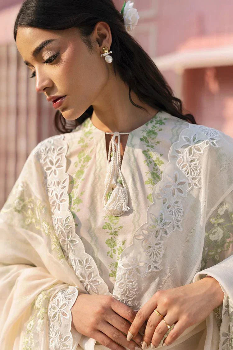 Picture of Cross Stitch - Unstitched Lawn Collection - Green Trellis - Available at Raja Sahib