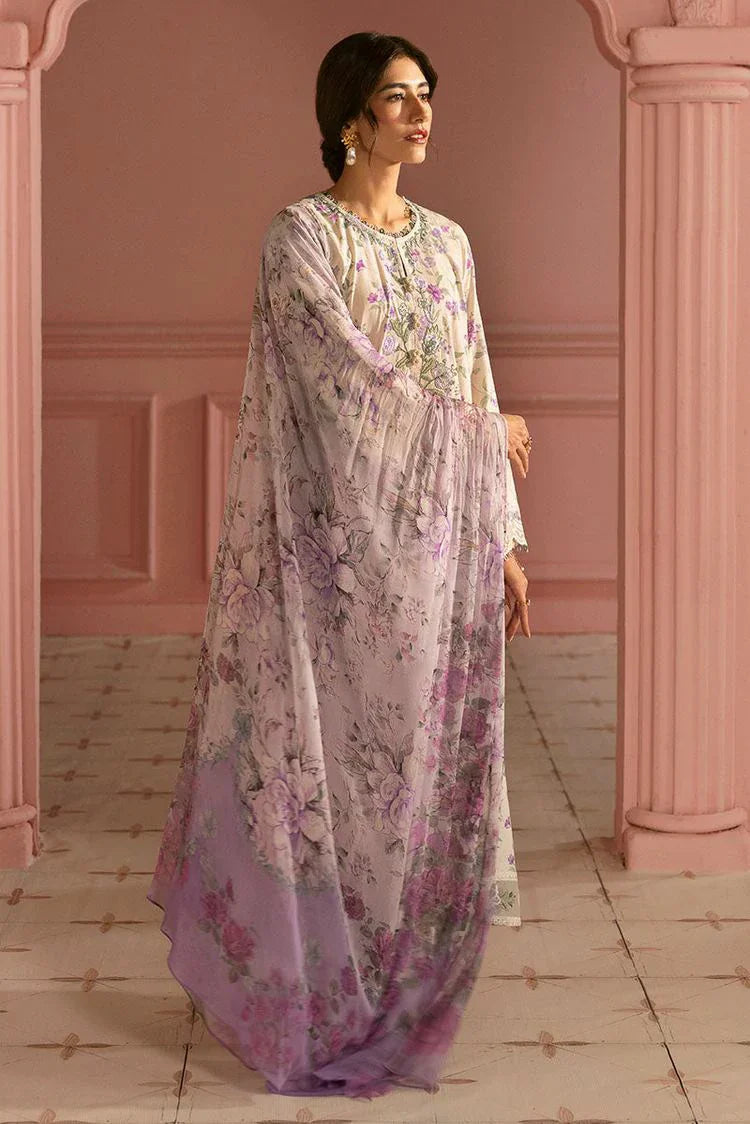 Picture of Cross Stitch - Unstitched Lawn Collection - Lilac Bloom - Available at Raja Sahib
