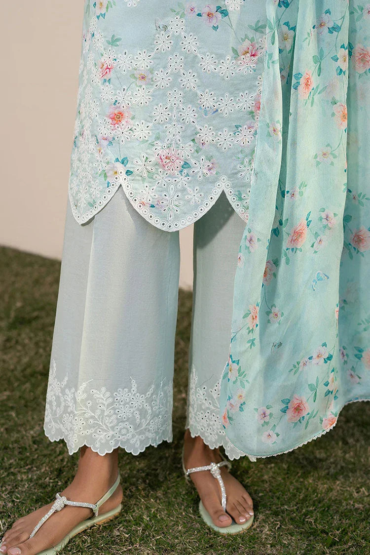 Picture of Cross Stitch - Mahiri Unstitched Embroidered Collection Vol 2 - Aqua Dew - Available at Raja Sahib