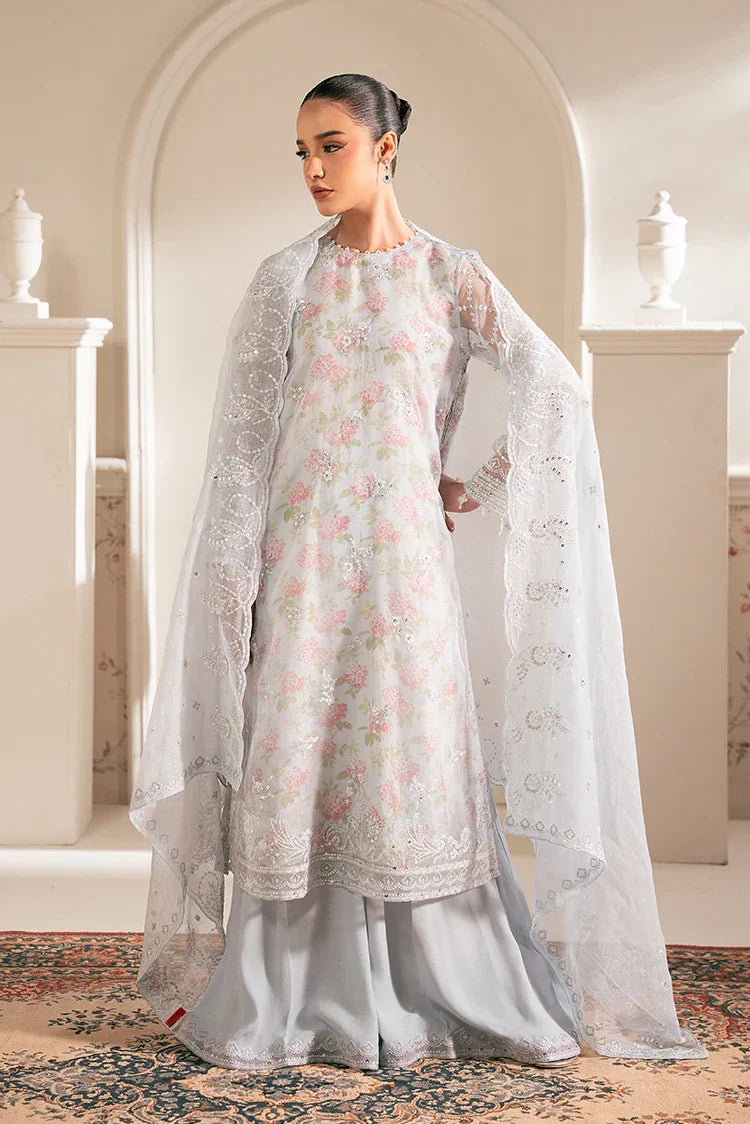 Picture of Cross Stitch - Luxe Atelier Unstitched Collection - Icy Bling - Available at Raja Sahib