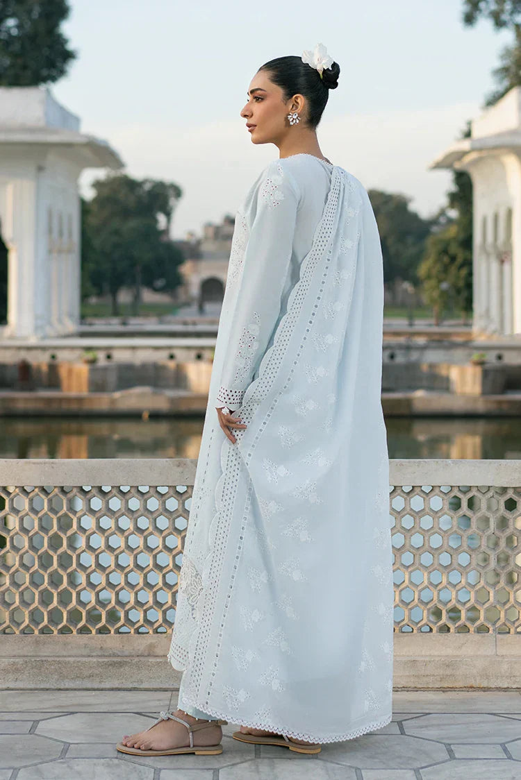 Picture of Cross Stitch - Chikankari Edit Vol 2 - Aqua Haze - Available at Raja Sahib