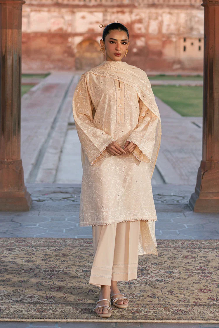 Picture of Cross Stitch - Chikankari Edit Vol 2 - Ecru Breeze - Available at Raja Sahib