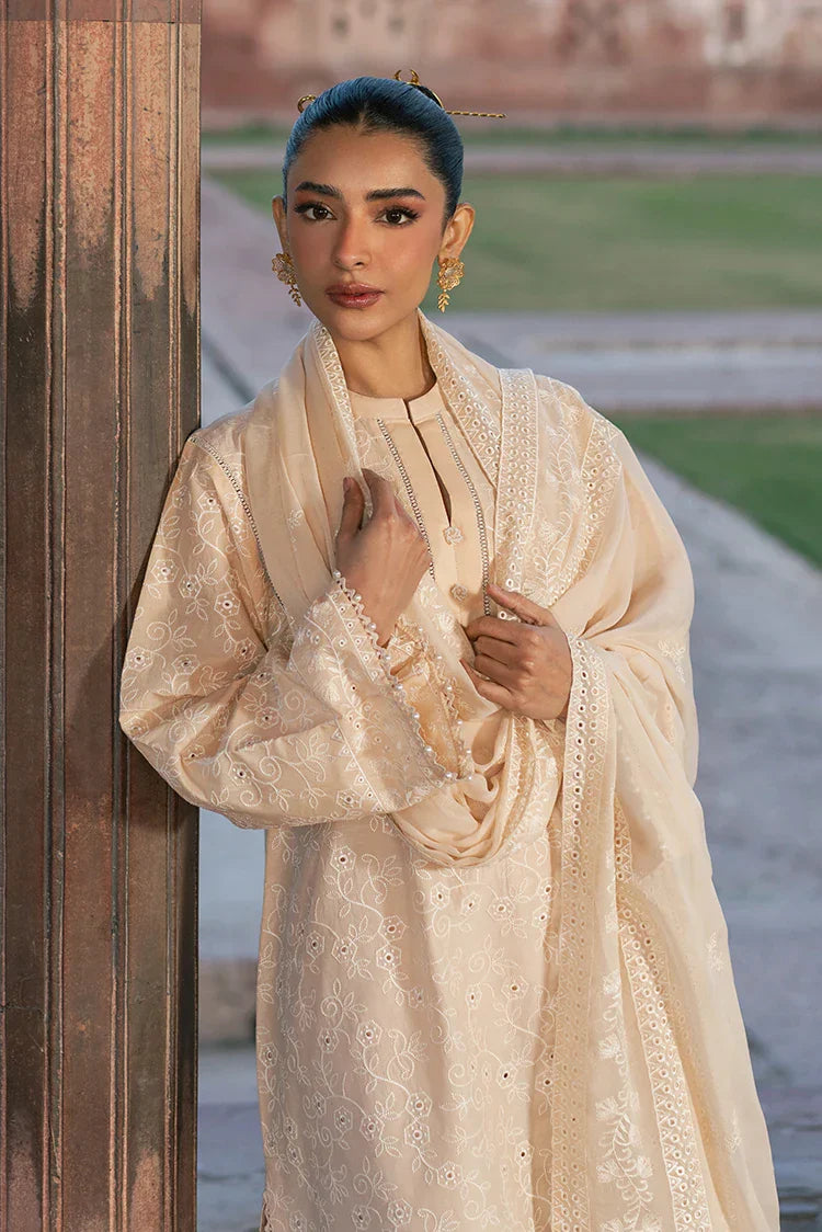 Picture of Cross Stitch - Chikankari Edit Vol 2 - Ecru Breeze - Available at Raja Sahib