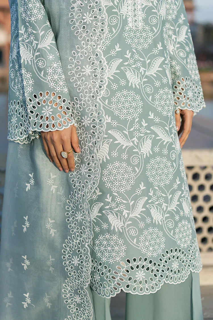 Picture of Cross Stitch - Chikankari Edit Vol 2 - Ocean Spruce - Available at Raja Sahib