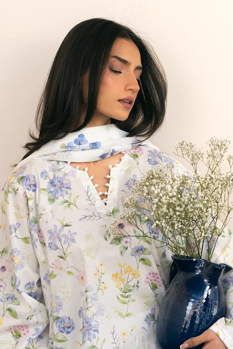 Picture of Cross Stitch - Prints Daily Lawn Collection Vol 2 - Orchid Flare - Available at Raja Sahib