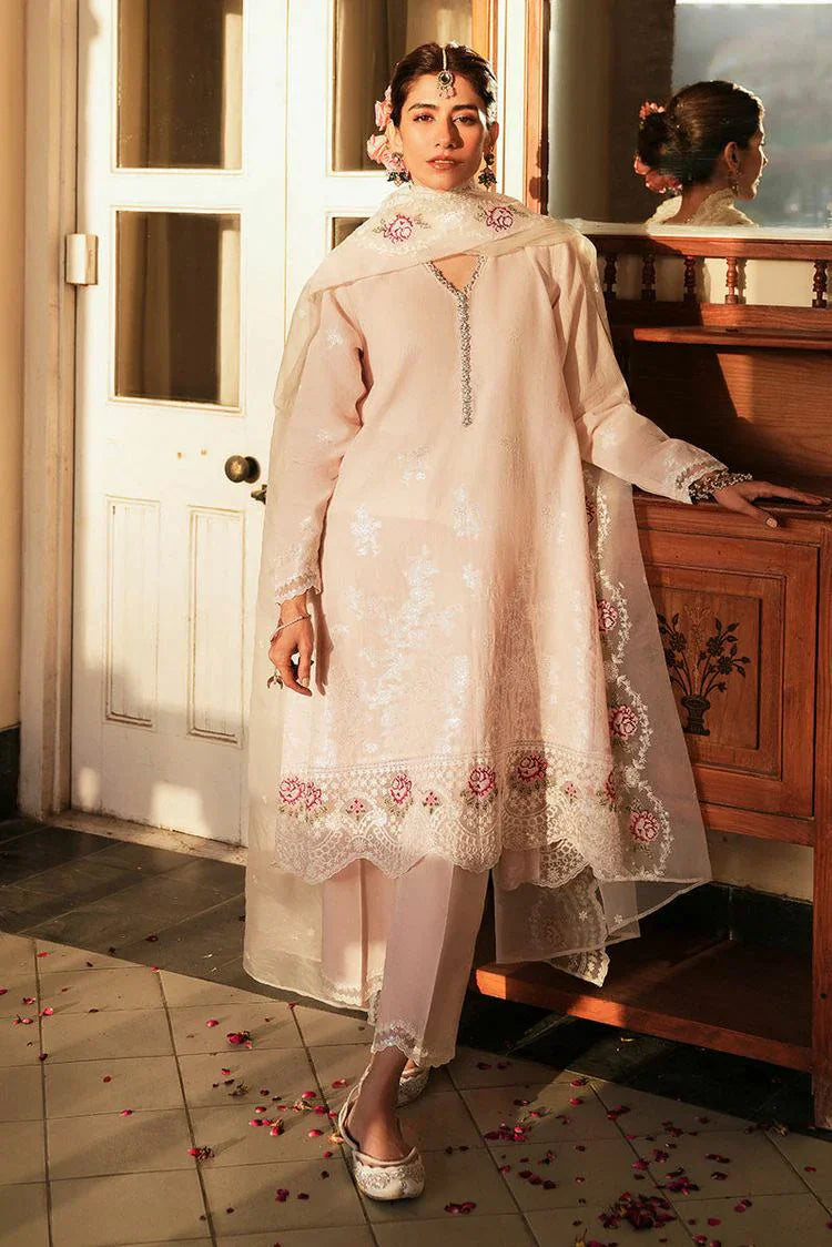 Picture of Cross Stitch - Unstitched Eid Lawn Collection - Pale Pink - Available at Raja Sahib
