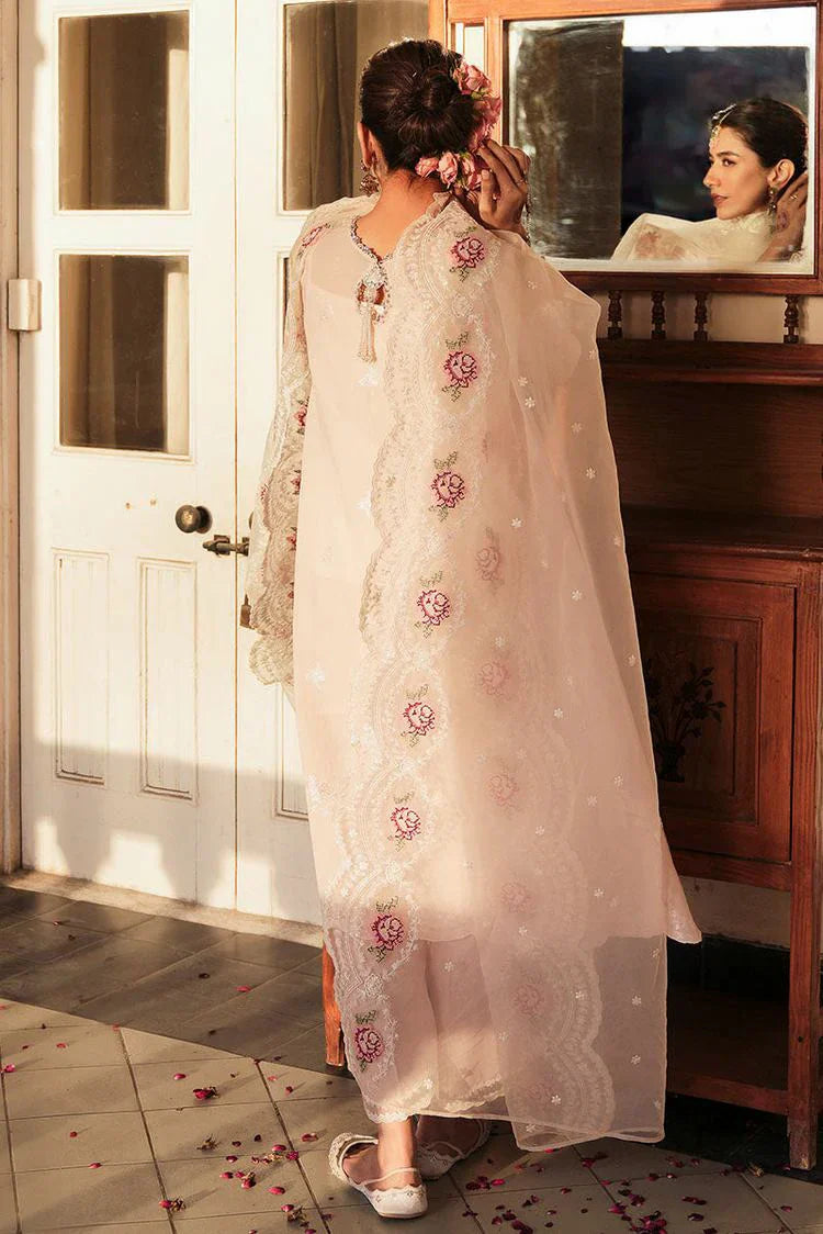 Picture of Cross Stitch - Unstitched Eid Lawn Collection - Pale Pink - Available at Raja Sahib