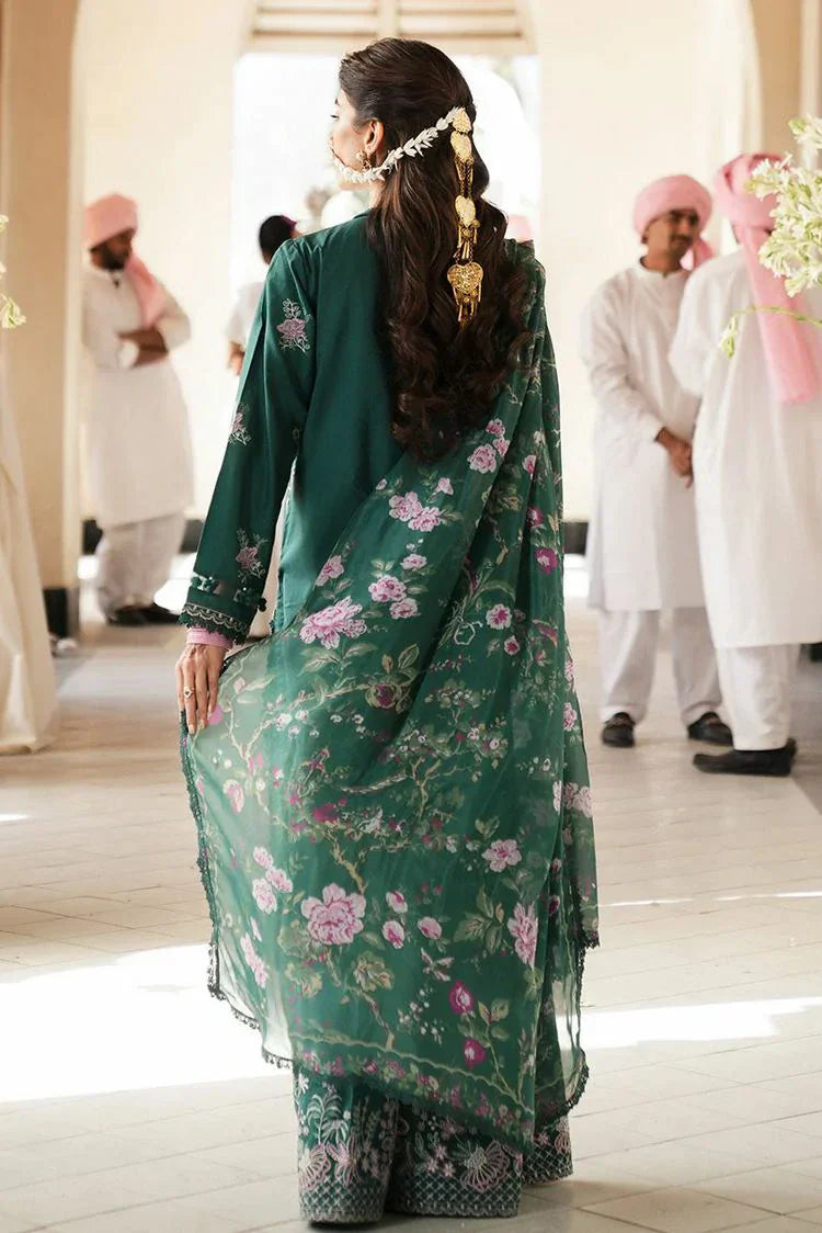 Picture of Cross Stitch - Unstitched Eid Lawn Collection - Laurel Green - Available at Raja Sahib
