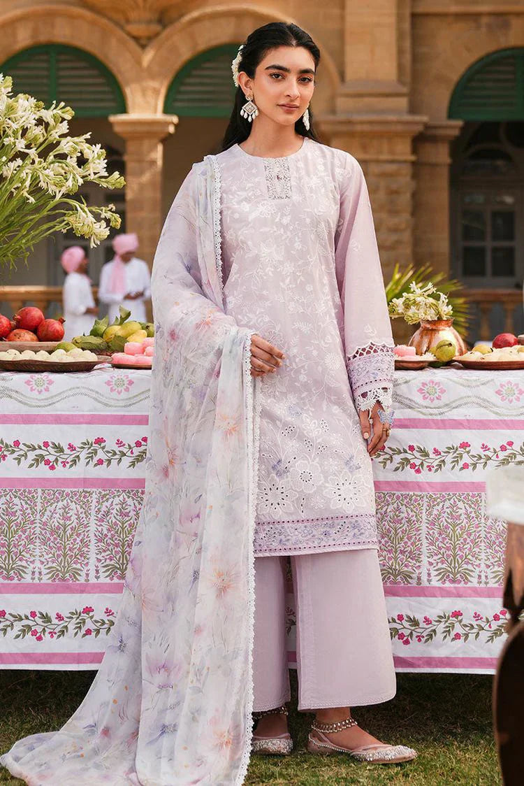 Picture of <!--by-->Cross Stitch - Unstitched Eid Lawn Collection - Dusky Lavender - Available at Raja Sahib