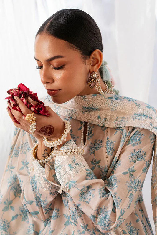 Picture of <!--bs-->Cross Stitch - Unstitched Eid Lawn Collection - Dainty Royale - Available at Raja Sahib