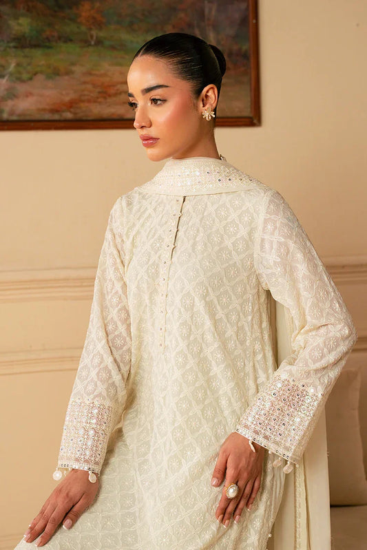Picture of Cross Stitch - Luxe Atelier Unstitched Luxury Collection - Soft Breeze - Available at Raja Sahib