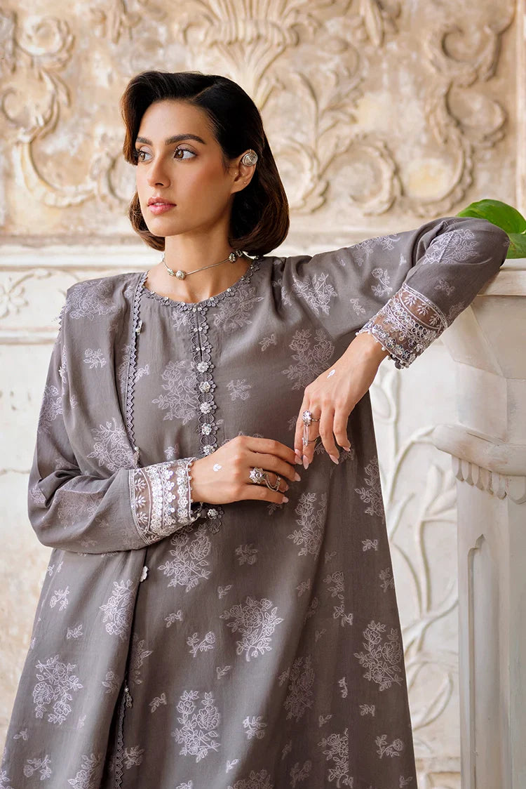 Picture of <!--ba-->Cross Stitch - Unstitched Eid Lawn - Desert Taupe - Available at Raja Sahib