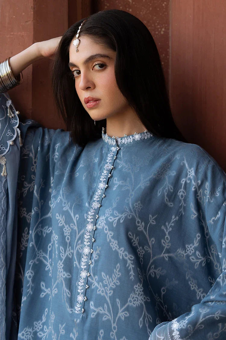 Picture of <!--ay-->Cross Stitch - Unstitched Eid Lawn - Silver Mist - Available at Raja Sahib