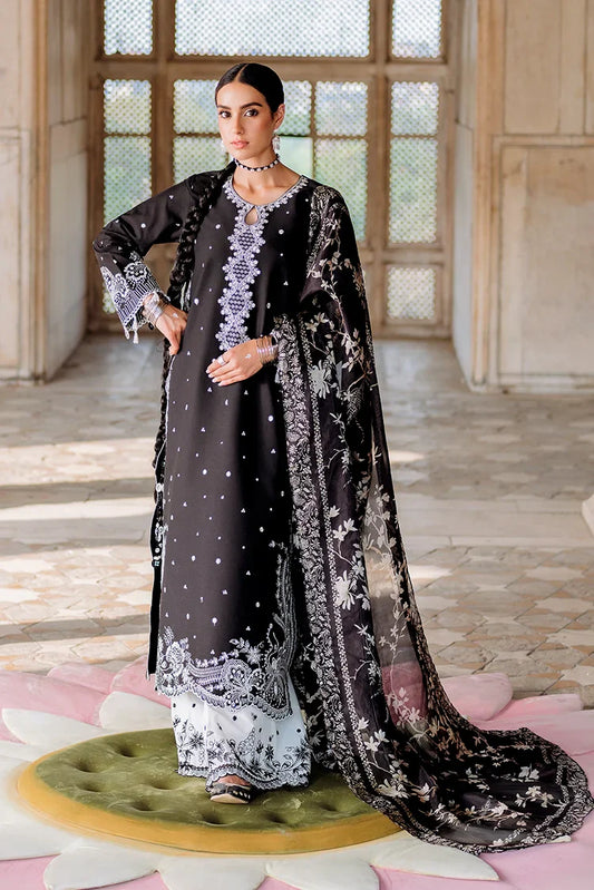 Picture of <!--av-->Cross Stitch - Unstitched Eid Lawn - Ebony Vogue - Available at Raja Sahib