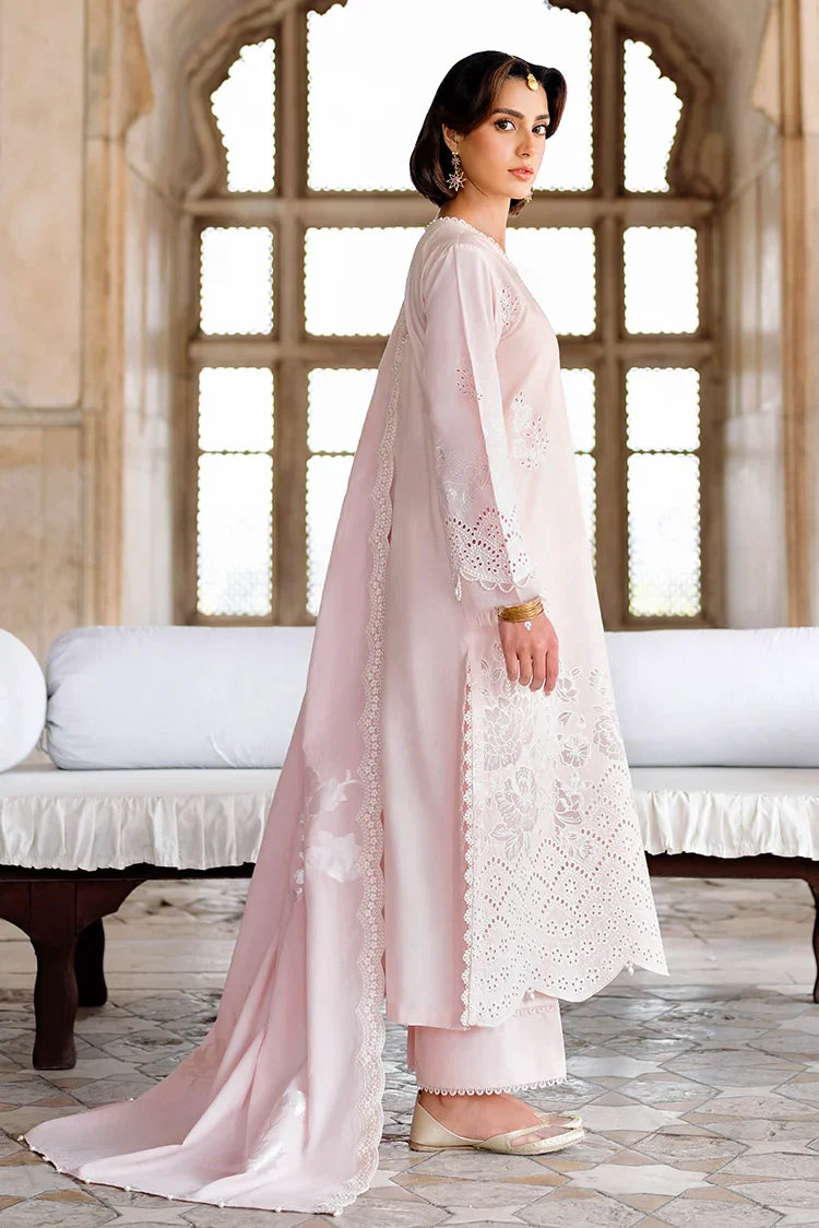 Picture of <!--at-->Cross Stitch - Unstitched Eid Lawn - Peach Blush - Available at Raja Sahib