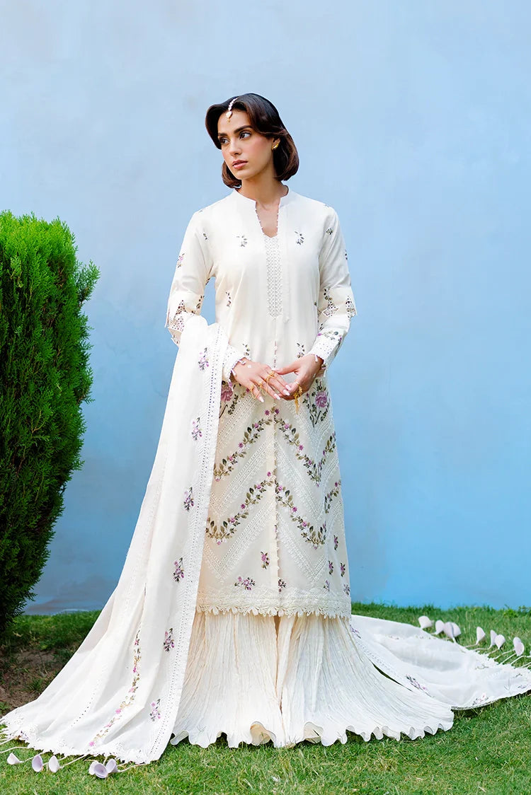 Picture of <!--as-->Cross Stitch - Unstitched Eid Lawn - Petal Paradise - Available at Raja Sahib