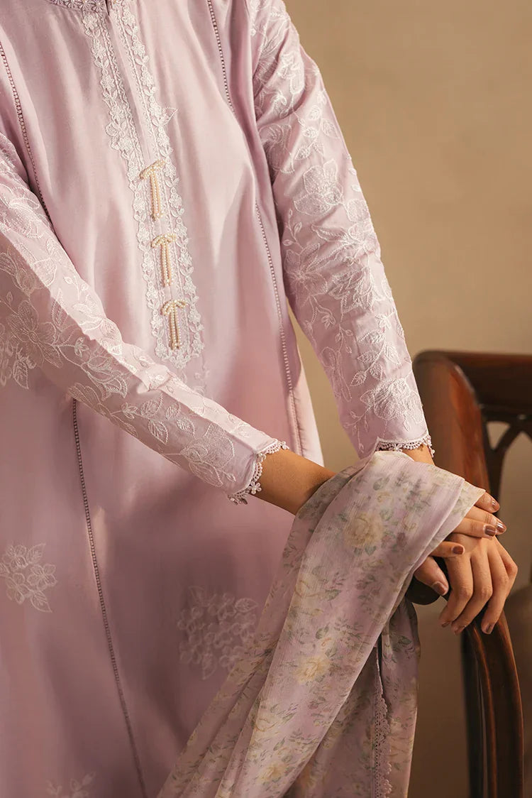 Picture of <!--w-->Cross Stitch - Mahiri Unstitched Embroidered Collection Vol 4 - Lavender Dream - Available at Raja Sahib