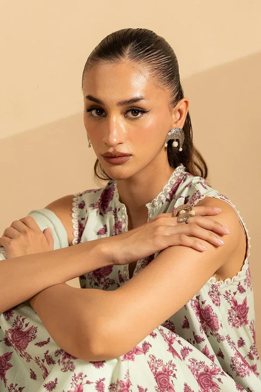 Picture of <!--c-->Cross Stitch - Mahiri Unstitched Embroidered Collection Vol 5 - Pistachio Dust - Available at Raja Sahib