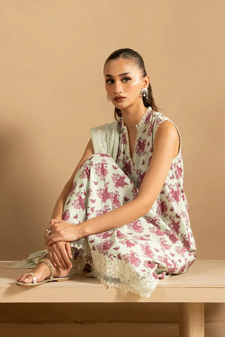 Picture of <!--c-->Cross Stitch - Mahiri Unstitched Embroidered Collection Vol 5 - Pistachio Dust - Available at Raja Sahib