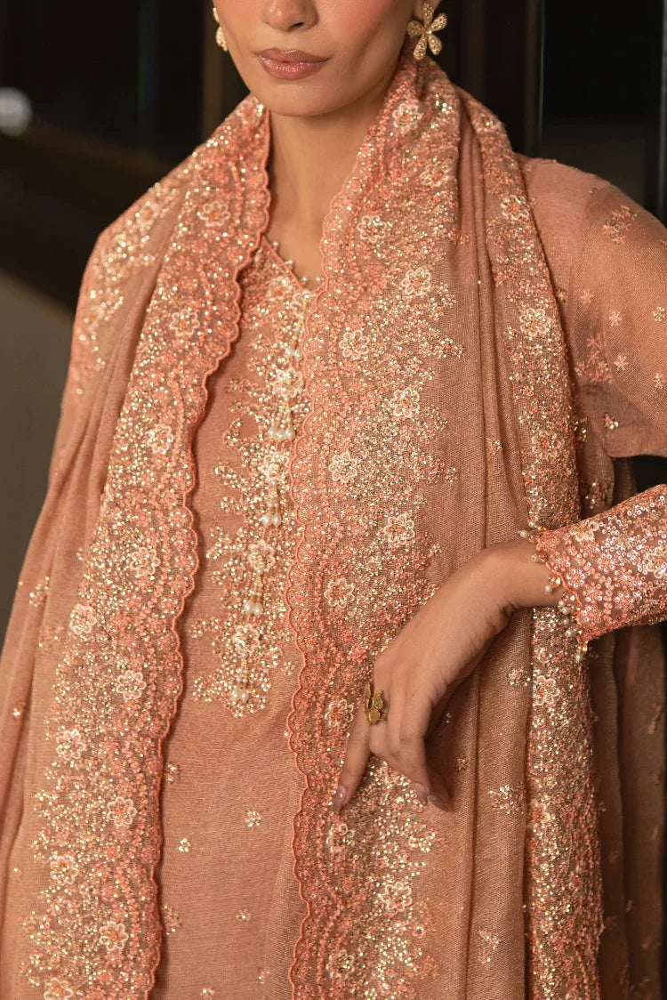 Picture of Cross Stitch - Embroidered Chiffon Edit Vol 1 - Rustic Dew - Available at Raja Sahib