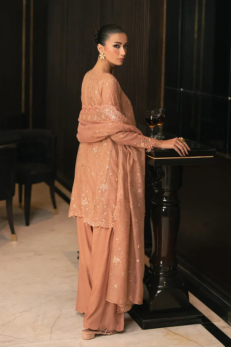 Picture of Cross Stitch - Embroidered Chiffon Edit Vol 1 - Rustic Dew - Available at Raja Sahib