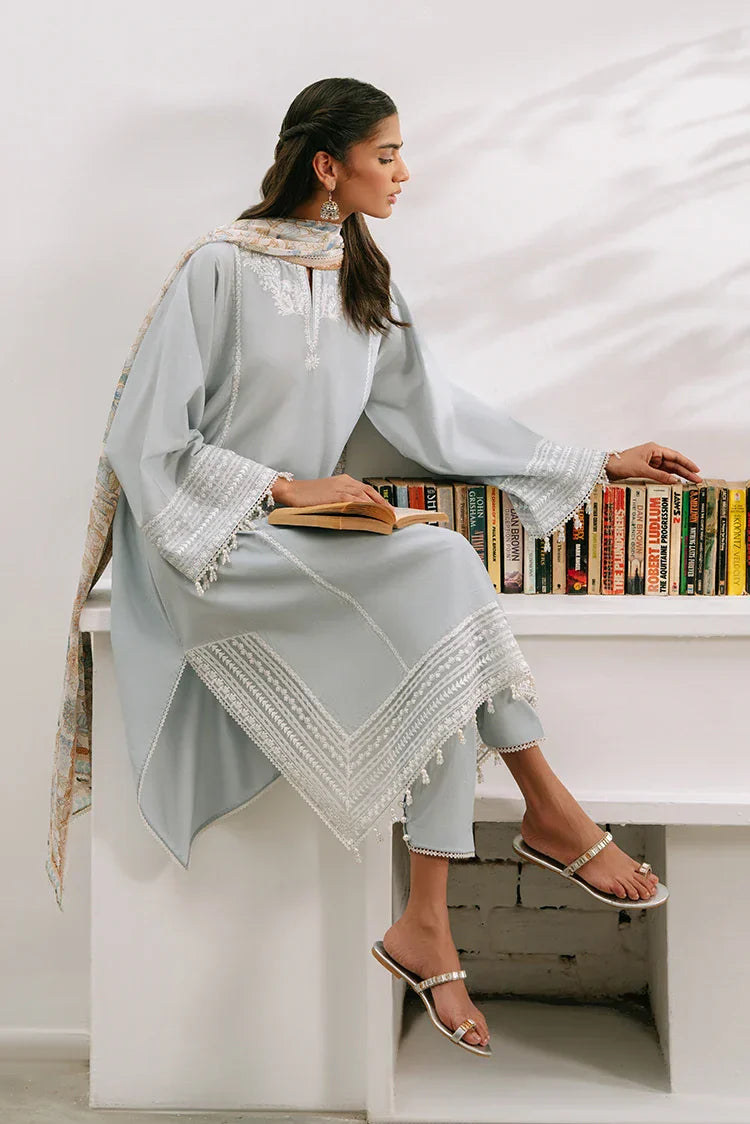 Picture of Cross Stitch - The Monsoon Edit - Blue Illusion - Available at Raja Sahib