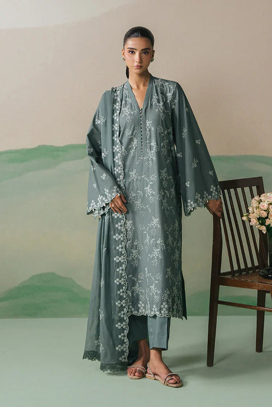 Picture of Cross Stitch - Embroidered Lawn Edit Vol 1 - Forest Serenity - Available at Raja Sahib