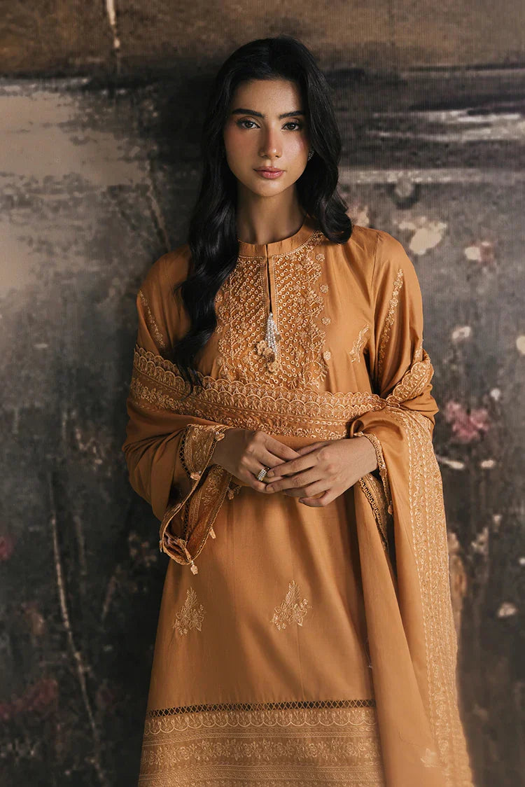 Picture of Cross Stitch - Embroidered Lawn Edit Vol 1 - Mustard Bloom - Available at Raja Sahib