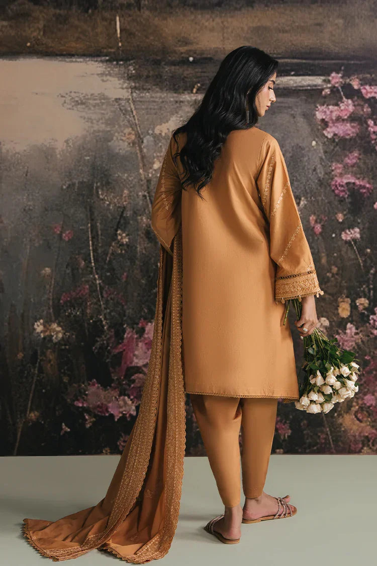 Picture of Cross Stitch - Embroidered Lawn Edit Vol 1 - Mustard Bloom - Available at Raja Sahib