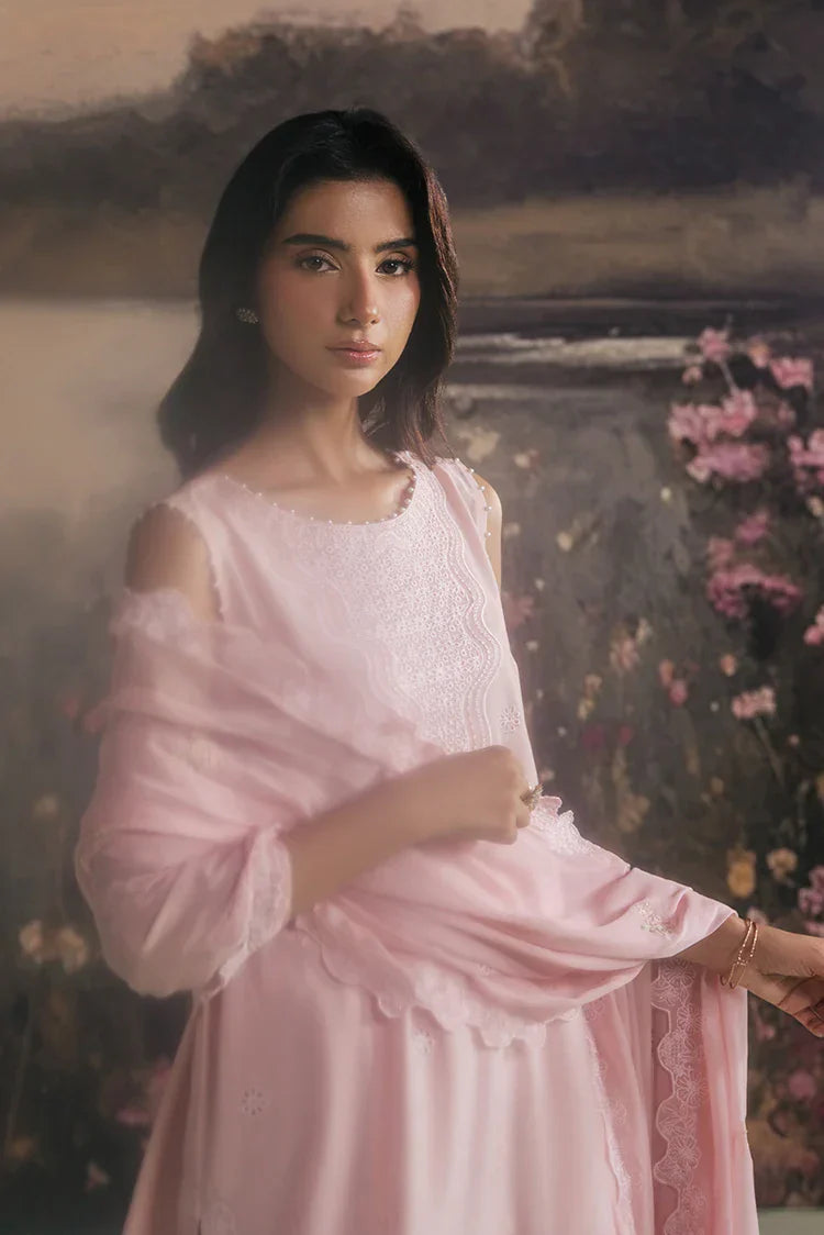 Picture of Cross Stitch - Embroidered Lawn Edit Vol 1 - Pink Blossom - Available at Raja Sahib