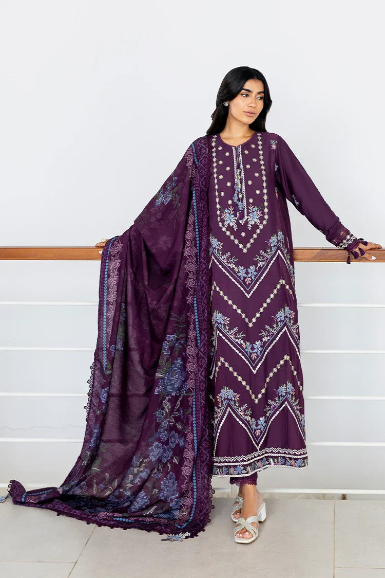 Picture of Cross Stitch - Premium Unstitched Cotton Satin - Mystic Dust - Available at Raja Sahib