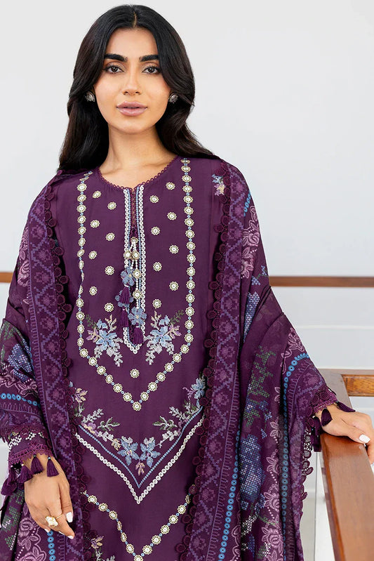 Picture of Cross Stitch - Premium Unstitched Cotton Satin - Mystic Dust - Available at Raja Sahib